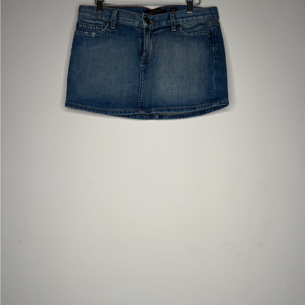 Ed Hardy Blue Mini Pencil Skirt Casual Night Out